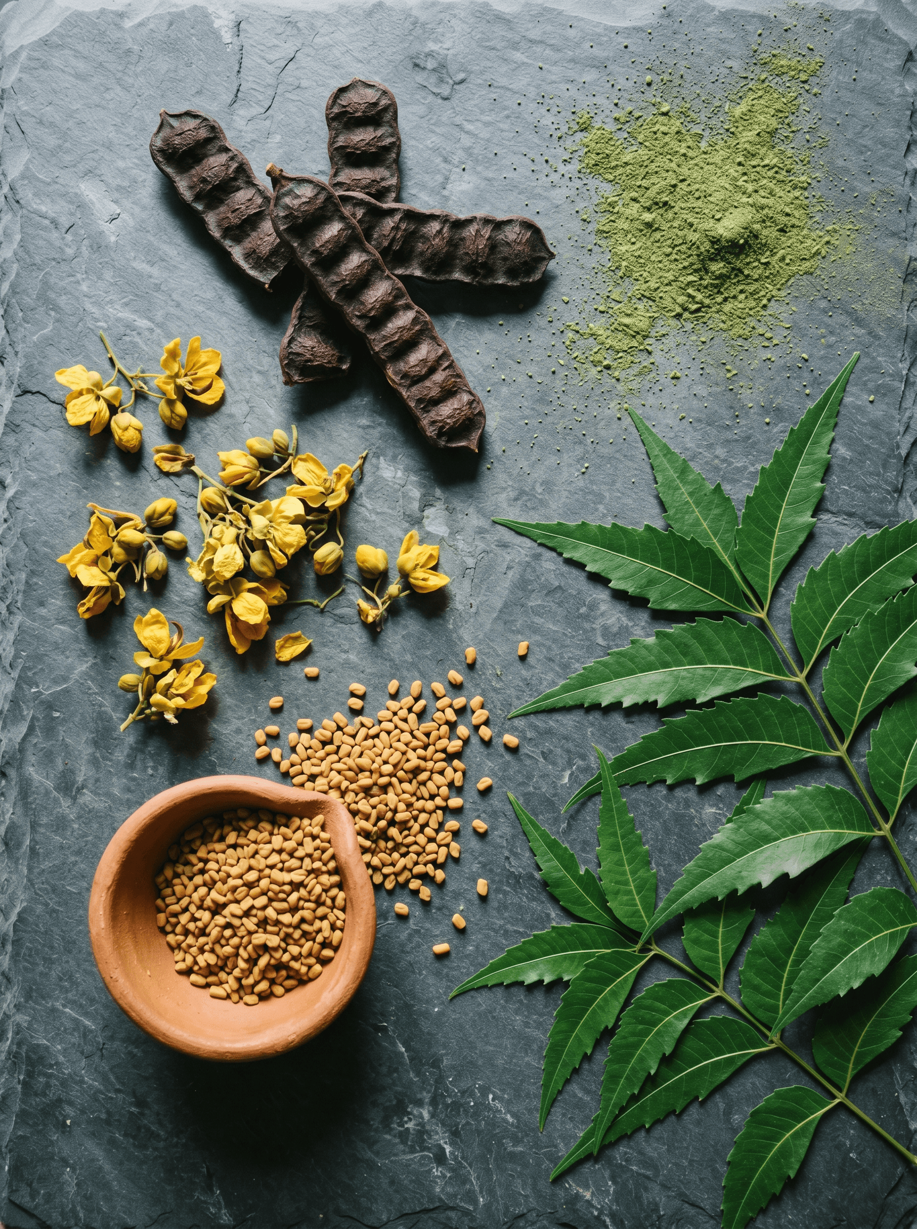 Herbal Hair Wash & Care ingredients